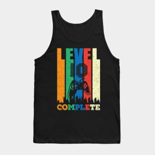 10th Birthday Level 10 Complete Gamer Gift Tank Top